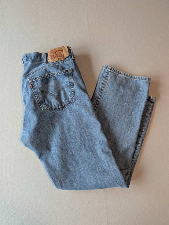 Levi's Other - Vintage Levi's Mens Y2K 2000s 501 Original Jeans 100% Cotton Button Fly 38x32